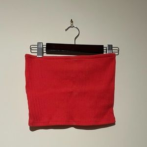 Urban Outfitters Coral Tube Top